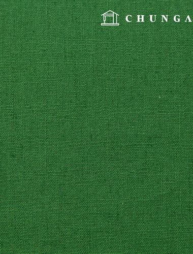 Christmas Linen Fabric Washing Plain Linen Wide Width 11 count Forest Green 1 yard