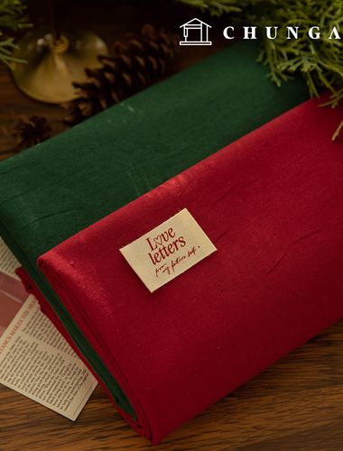 Christmas fabric Linen Washing fabric Plain Linen Fabric 11 count Holly 2 types