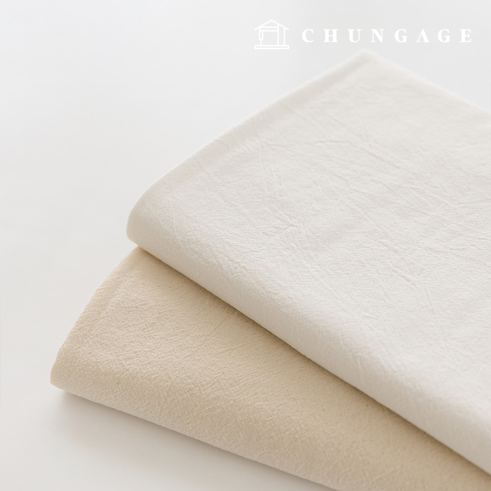 Bio-washed 20-count Cotton Cloth Wide Width Plain Fabric Halo 2 Types