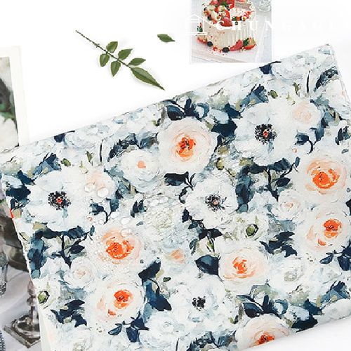 DTP Duespo Gen Duespo Waterproof Fabric Wide Width Light Rose Bouquet