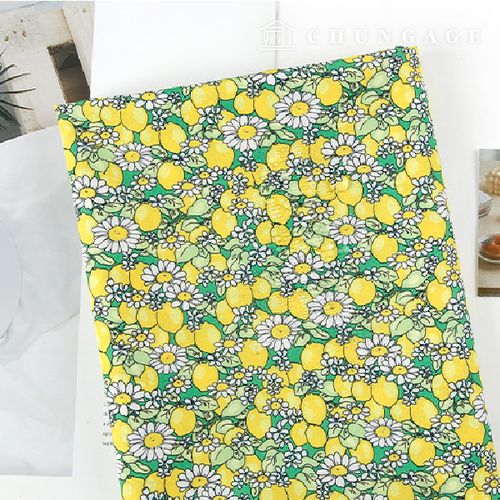 DTP Duespo Gen Duespo Waterproof Fabric Wide Width Lemon Daisy
