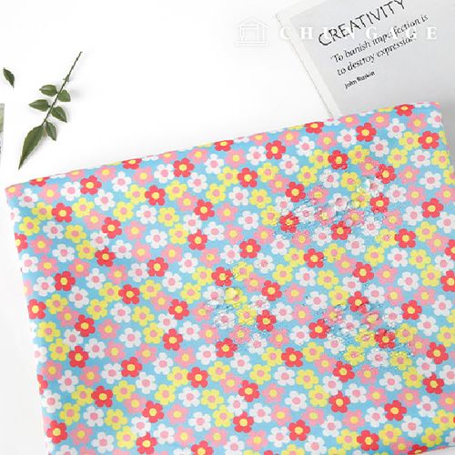 DTP Duespo GenDeuspo Waterproof Fabric Wide Width Candy Joy Flower