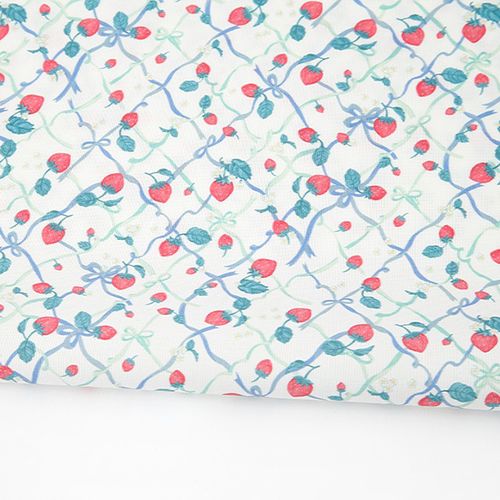 Eco-friendly antibacterial and anti-flammable fabric E-DTP cotton 20 count Rivonica Berry