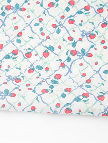 Eco-friendly antibacterial and anti-flammable fabric E-DTP cotton 20 count Rivonica Berry