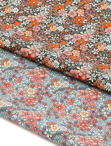 Eco-friendly antibacterial and anti-flammable fabric E-DTP cotton 20 count bright autumn light