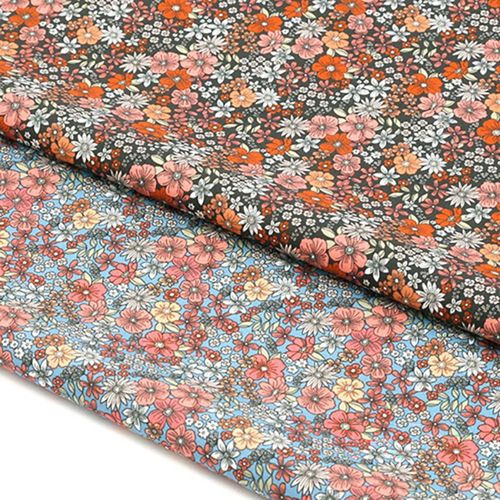 Eco-friendly antibacterial and anti-flammable fabric E-DTP cotton 20 count bright autumn light