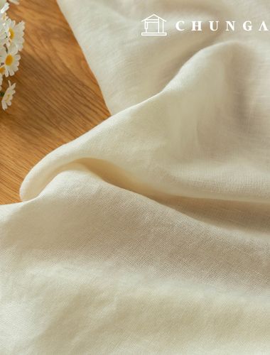 20 count CVC gauze-feel slub fabric