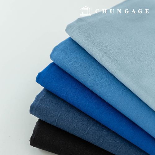 Linen fabric, Cotton linen cloth, Plain fabric, Cotton linen 11 count, Embroidery fabric, Reno Blue