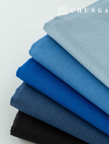 Linen fabric, Cotton linen cloth, Plain fabric, Cotton linen 11 count, Embroidery fabric, Reno Blue