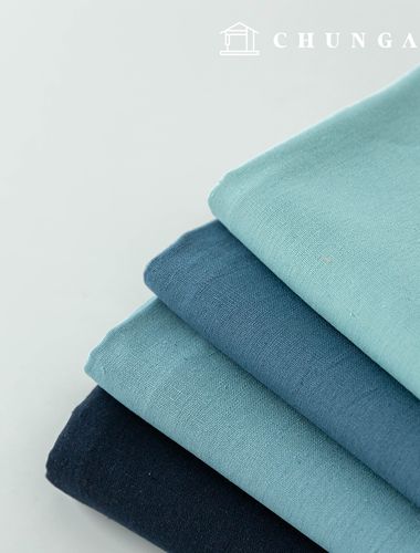 Linen fabric Cotton linen cloth Plain fabric Cotton linen 11 count Embroidery fabric Rhino Green Blue