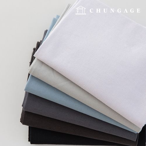 Linen Fabric Washing Plain Linen Cloth Wide Width Airino 11 Count Airino Gray 6 Types 1 Yard
