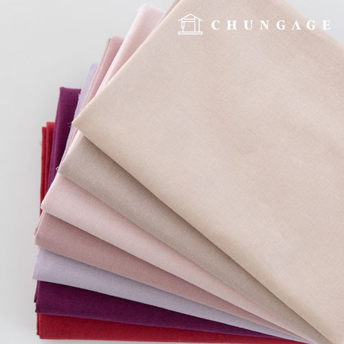 Linen Fabric Washing Plain Linen Cloth Wide Width Airino 11 Count Airino Pink 5 Types 1 Yard