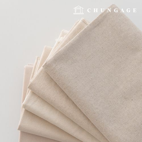 Linen Fabric Washing Plain Linen Cloth Wide Width Airino 11 Count Airino Beige 6 Types 1 Yard