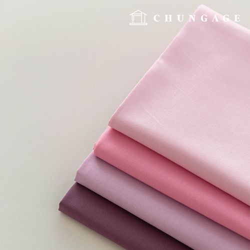 Cotton Oxford Fabric 20 Count Cotton Cloth Plain Fabric Wide Width Daily Plain Every Pink 4 Types 1 Yard
