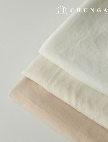Polyester Fabric Washable Plain Fabric Semi Micro-fiber Prime Fabric Wide Width No Dust Whisper Ivory 3 Types