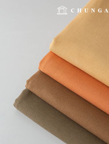 Wide Width 10 Count Canvas Fabric Wide Pure Cotton Plain Posie Brown 4 Types 1 Yard