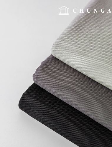 Wide Width 10 Count Canvas Fabric Wide Pure Cotton Plain Posie Gray (3 Colors) 1 Yard