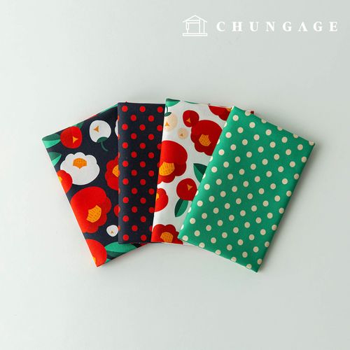 Fabric Package Flower Scrap Fabric Polka Dot Doll Dog Clothes Making Kit (4 Types) 300