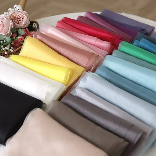 35 types of crystal organza fabric