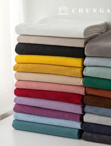 Corduroy Fabric Span Medium Corduroy 8W Corduroy Wide Width Fabric Winter Plain Goldian 22 Types