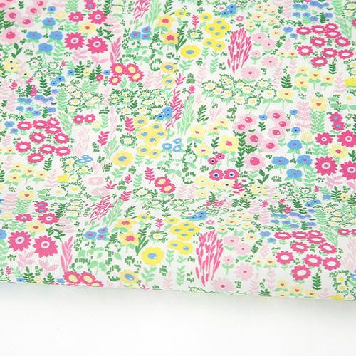 Eco-friendly antibacterial and anti-flame fabric E-DTP cotton 20 count flower cluster field