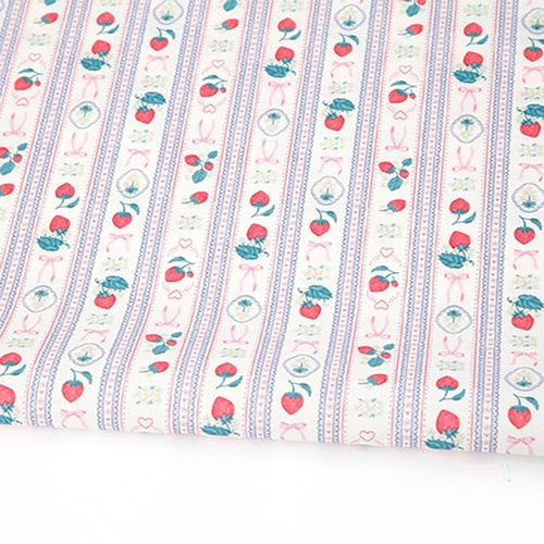 Eco-friendly antibacterial and anti-flame fabric E-DTP cotton 20 count Berry Mellow
