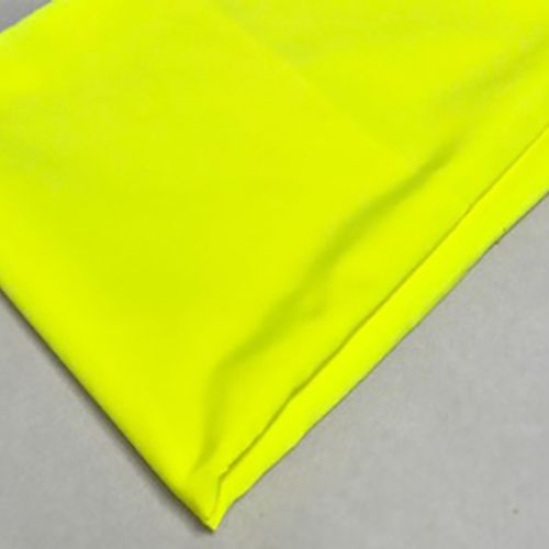Bright fluorescent polyester clothing, night safety vest