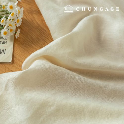 20 count CVC gauze-feel slub fabric