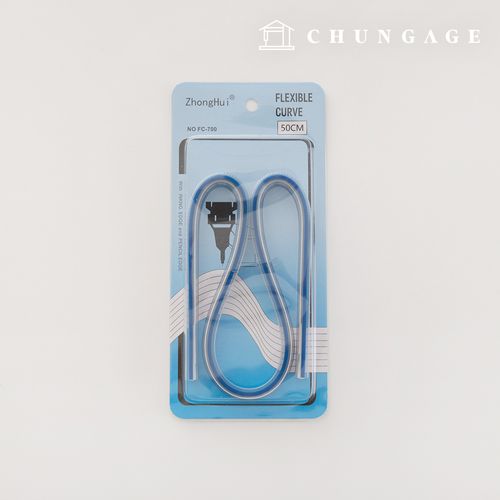Freeform curve ruler, bending ruler, freeform curve ruler 50cm