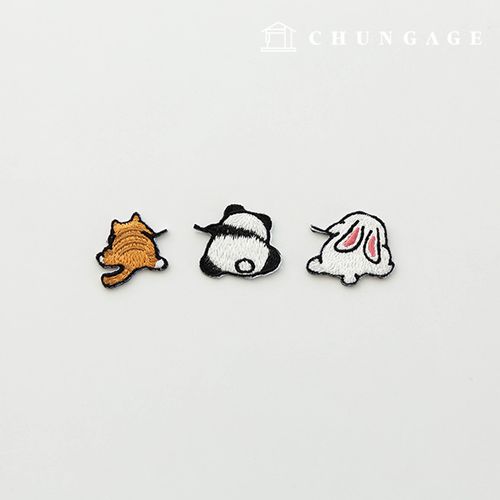 3 Types of Pretty Animal Back Heat-Seal Patches