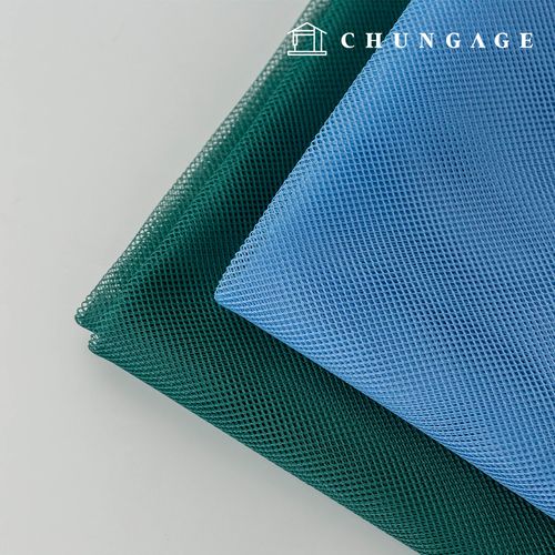 Mesh fabric Punching Mesh Fabric Summer Swim Bag Soft Vest Lining Fabric Summit Blue 2 Types