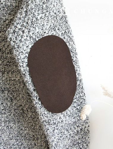 Elbow Knee Patch Clothing Styling Suede Patch Dark Brown 71411