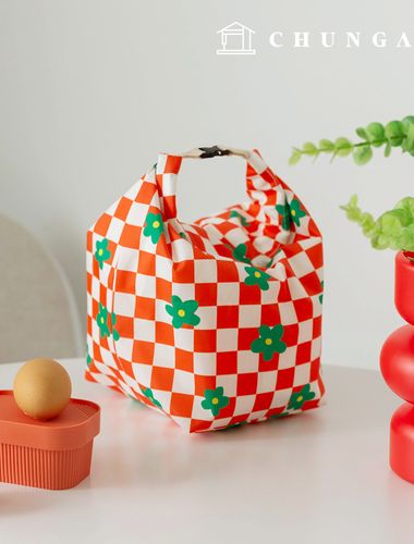 Waterproof Cloth DTP Waterproof Fabric Wide Width Check Fabric Fabric Checker Bloom W149
