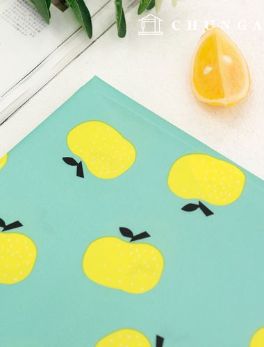 Waterproof Cloth DTP Waterproof Fabric Wide Width Fruit Fabric Mint Yum Yum W061