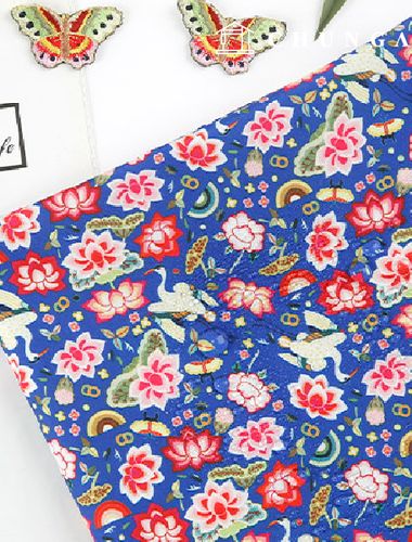 DTP Duespo Gen Duespo Waterproof Fabric Wide Width Traditional Crane Pattern