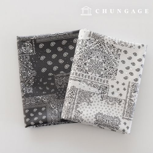 Waterproof Cloth Paisley Vintage Laminated Waterproof Fabric TPU Paisley Mix (2 Types)