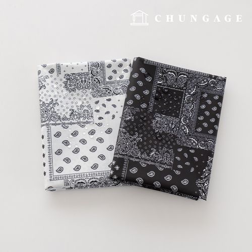 Waterproof Cloth DTP Waterproof Fabric Wide Width Paisley Vintage Fabric Paisley mix (2 types)