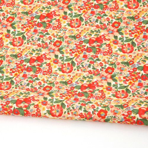 Eco-friendly antibacterial and anti-flammable fabric E-DTP cotton 20 count Spring Meadow