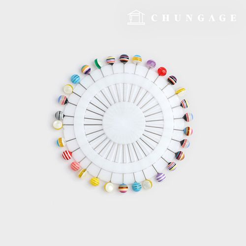 Stripe Bead Sewing Pin 66056