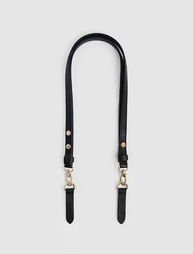 Two-way Leather Bag Strap Shoulder Bag Cross Bag Leather Strap Black 42851