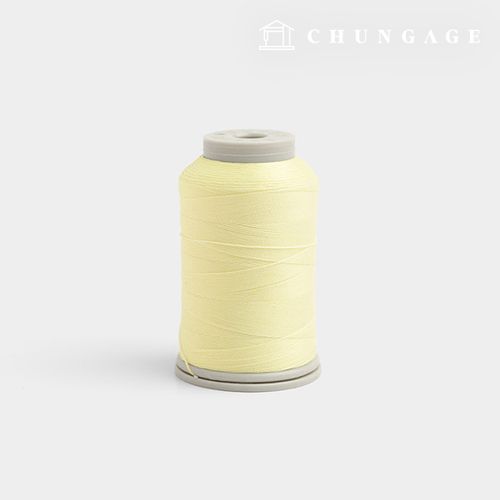 Sewing thread, machine thread, lallari thread, sewing thread, sewing thread, lara thread, light yellow 45381
