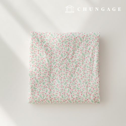 Yoru Double Gauze Cotton Non-fluorescent Bio-washed Fabric Eple Pink