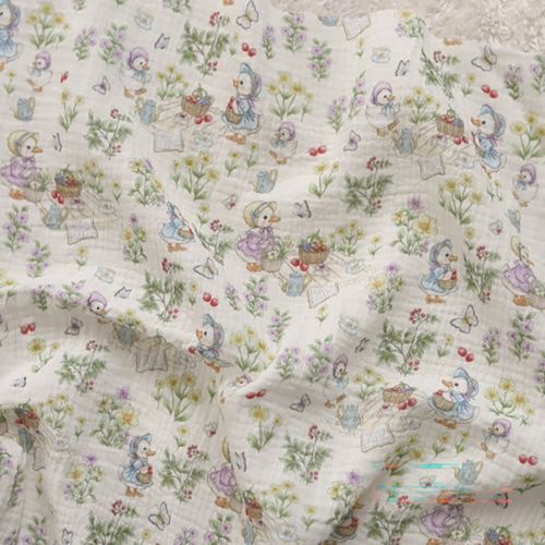 Yoru double gauze fabric picnic duck