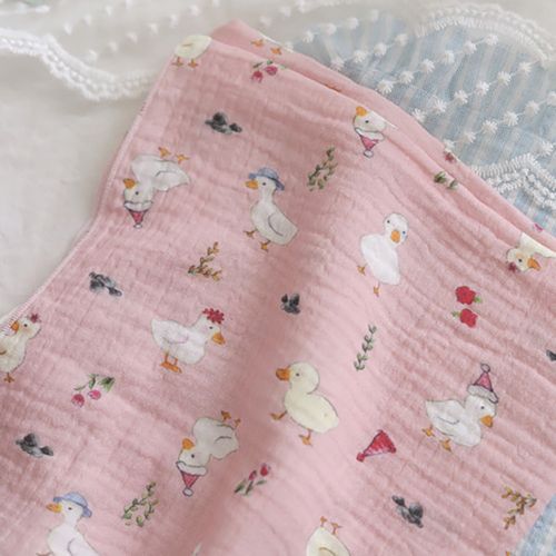 Yoru double gauze fabric lovely Duck