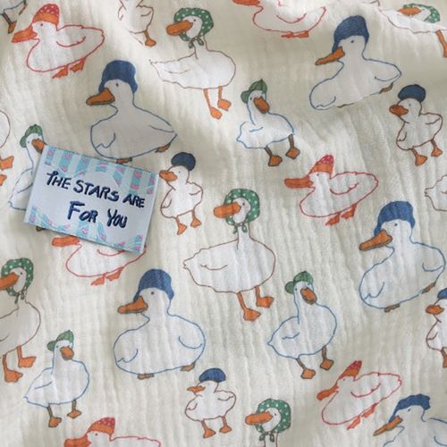Yoru double gauze fabric baby duck