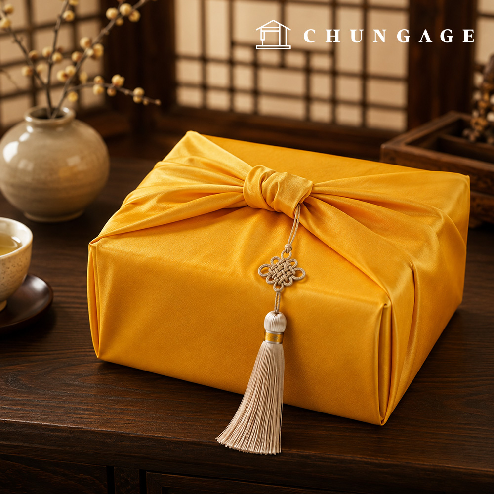 Bojagi fabric Golden satin bojagi fabric Geumunsa