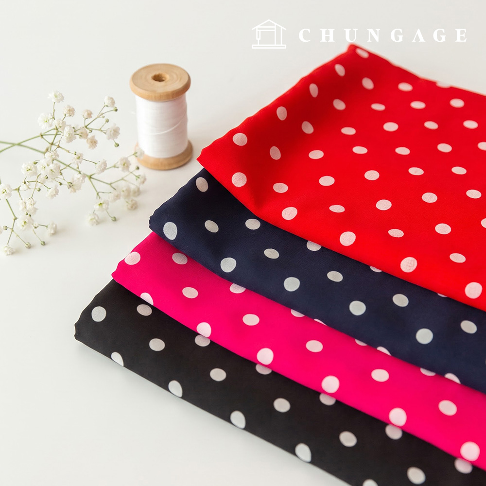 Poly fabric Dot Fabric Drape fabric Minive 4 types