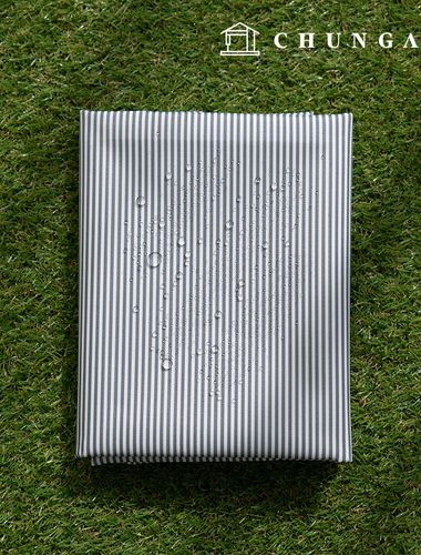 Waterproof Cloth Poly Oxford DTP 600D Wide Width Waterproof Fabric Hickory Stripe CW006