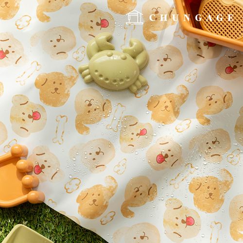 Waterproof Cloth DTP Waterproof Fabric Wide Width Animal Fabric Dog W163