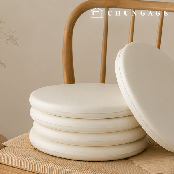 Chair seat cushion insert round memory foam firm high-elasticity cushion sponge